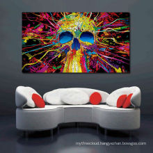 Skull Abstract Design Canvas Wall Art